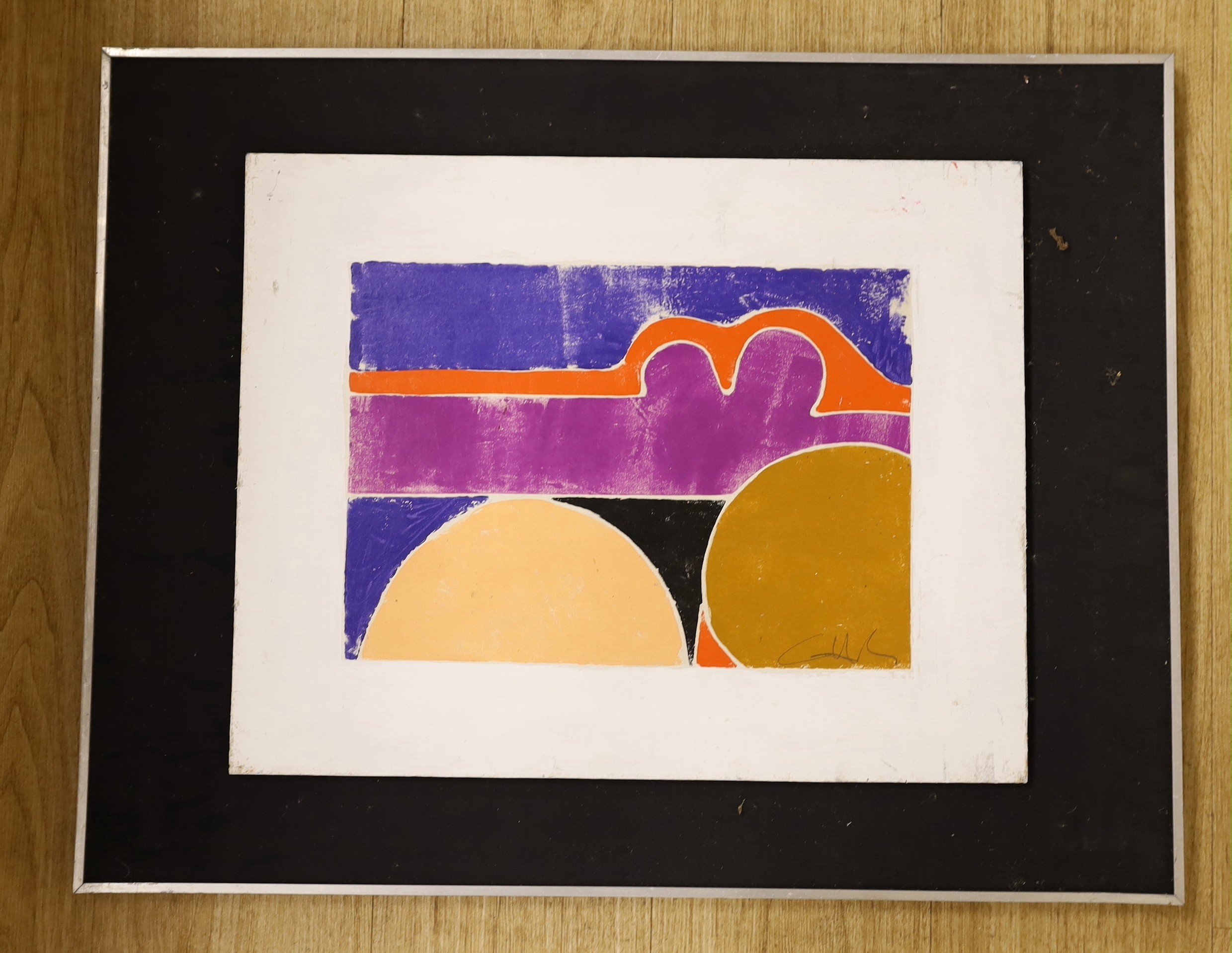 Gottschalk, oil on board, Untitled, signed in pencil, 40 x 50cm